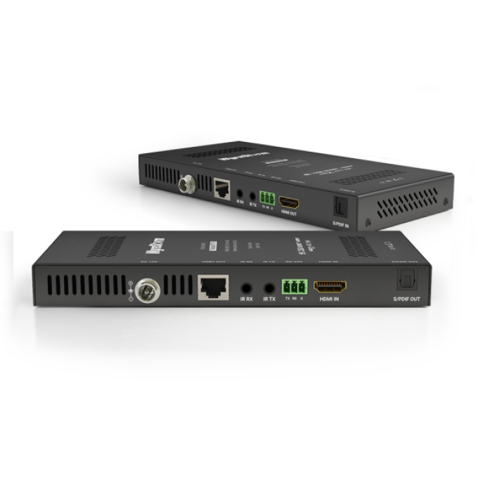 Комплект приёмника/передатчика 4K HDR 4:4:4 60Hz HDBaseT™ с PoH, двунаправленная передача ИК & True ARC (4K: 35м, 1080p: 70м) WYRESTORM EX-35-H2-ARC