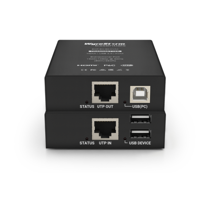 Удлинитель KVM 1080p по UTP, c PoC и USB 2.0 (1080p: 70 м) WYRESTORM EXP-EX-80-KVM