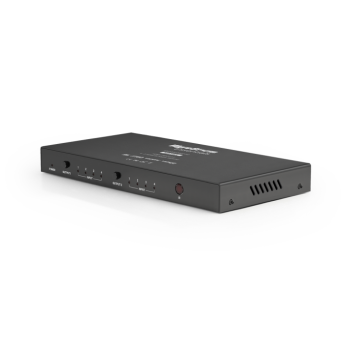 Матричный коммутатор HDMI 4x2 (4K UHD 4:4:4 60Hz) с де-эмбеддированием аудио и скалирующими выходами WYRESTORM EXP-MX-0402-H2