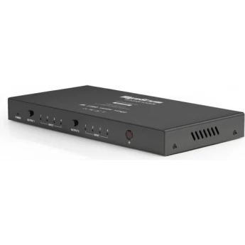 Матричный коммутатор HDMI 4x2 (4K UHD 4:4:4 60Hz) с де-эмбеддированием аудио и скалирующими выходами WYRESTORM EXP-MX-0402-H2