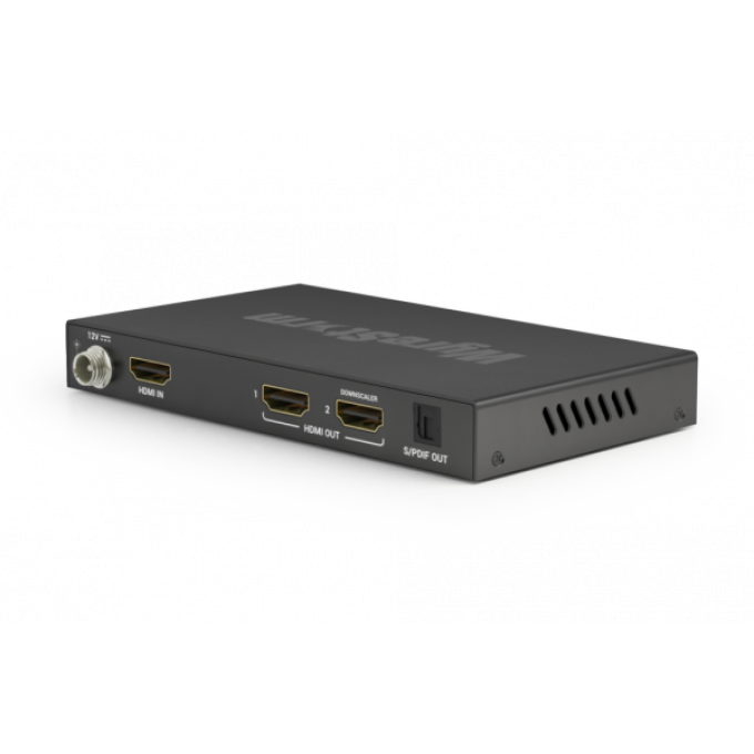 Разветвитель 1:2 8K60/4K120Hz HDMI 2.1 48Гбс с преобразованием 4k/1080p и де-эмбеддированием WYRESTORM EXP-SP-0102-8K