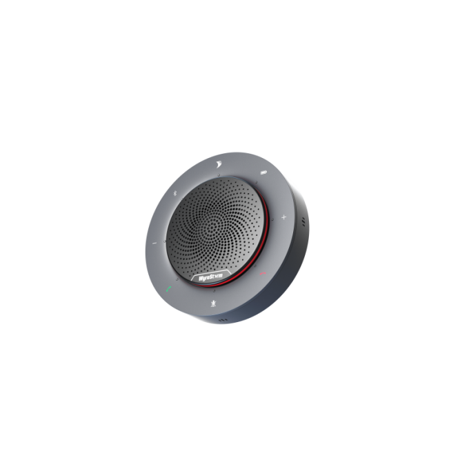 Компактный USB спикерфон, с микрофоном 360°, эхо- и шумо-подавлением, Bluetooth, аккумулятором на 10 ч разговора WYRESTORM HALO-60