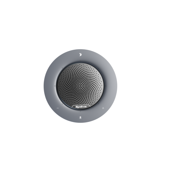 Компактный USB спикерфон, с микрофоном 360°, эхо- и шумо-подавлением, 2 видеовыхода, зарядка USB-C до 80 Вт WYRESTORM HALO-90