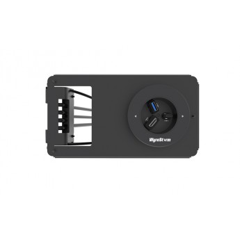 Лючок с проходными кабелям USB-C, HDMI, USB 3.0 и сенсорными кнопками WYRESTORM IDB-300-BTN Лючок с проходными кабелям USB-C, HDMI, USB 3.0 и сенсорными кнопками WYRESTORM IDB-300-BTN