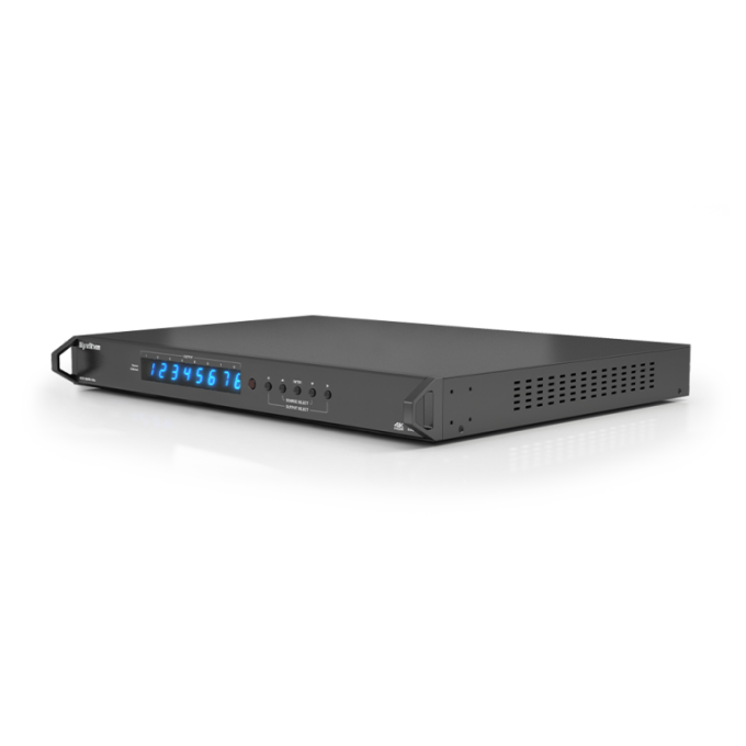 Матричный коммутатор HDBaseT 8x8 4K HDR 4:4:4 60Гц, 4 доп. HDMI выхода, де-эмбеддирование аудио, СEC и RS-232(4K: 35м, 1080p: 70м) WYRESTORM MXV-0808-H2A-V3