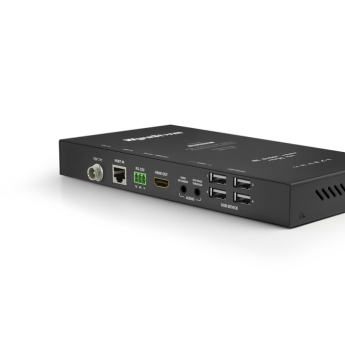 4K HDR 4:2:0 60 Гц Приемник HDBaseT 2.0 с входами для USB-устройств, деэмбедированием звука и PoH (4K: 35 м) WYRESTORM RX-500