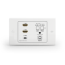 Передатчик HDBaseT (4K: 100м) для установки в стену (2x HDMI, USB-C) c USB-хост, СEC, 2-gang UK WYRESTORM SW-130-TX-UK