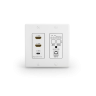 Передатчик HDBaseT (4K: 100м) для установки в стену (2x HDMI, USB-C) c USB-хост, СEC, 2-gang US WYRESTORM SW-130-TX-US