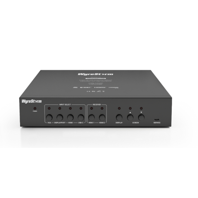 Передатчик-коммутатор HDBaseT с 4 входами, портами USB (хост и устройство) и портами Ethernet (4K UHD : 100м) WYRESTORM SW-510-TX