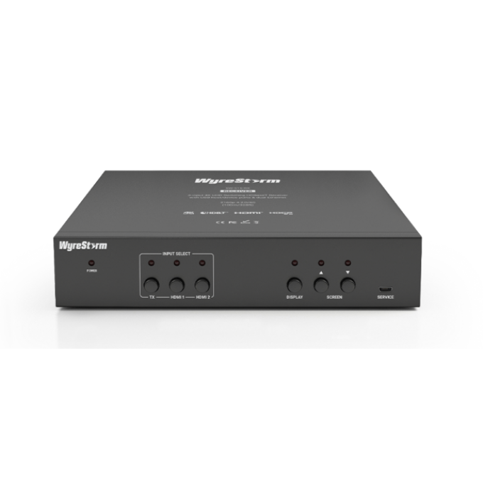 Приемник-коммутатор HDBaseT с 3 входами, портами USB (хост и устройство) и двумя портами Ethernet (4K UHD: 100м) WYRESTORM SW-515-RX