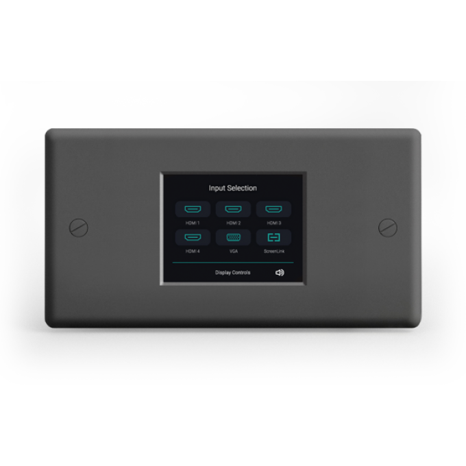 Сенсорный экран 2,8" RS-232 для систем управления (EU 2-Gang) WYRESTORM TS-280-EU